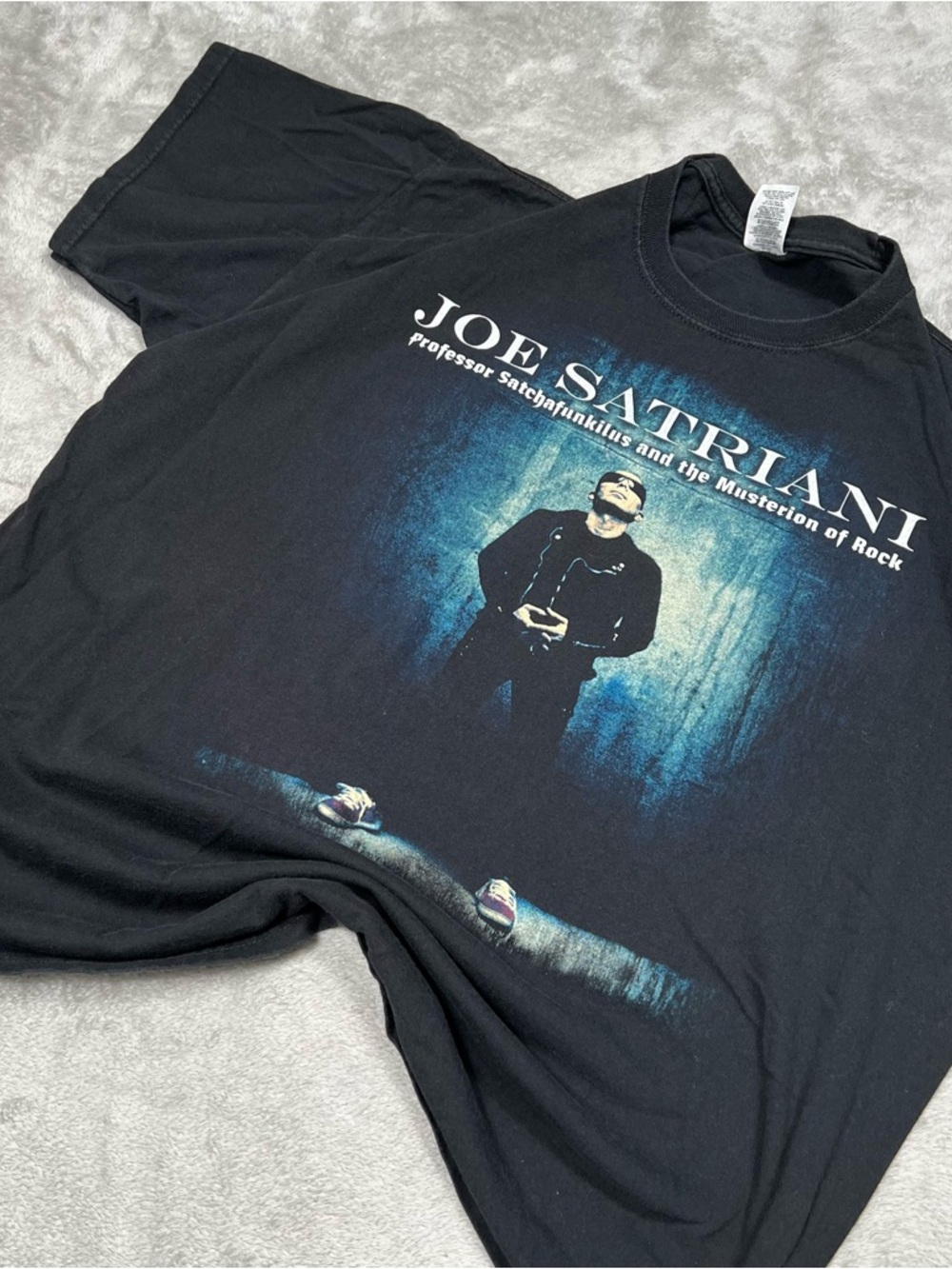 Joe Satriani 2008 Tour Tee Mens XL Black Professor Satchafunkilus Rock